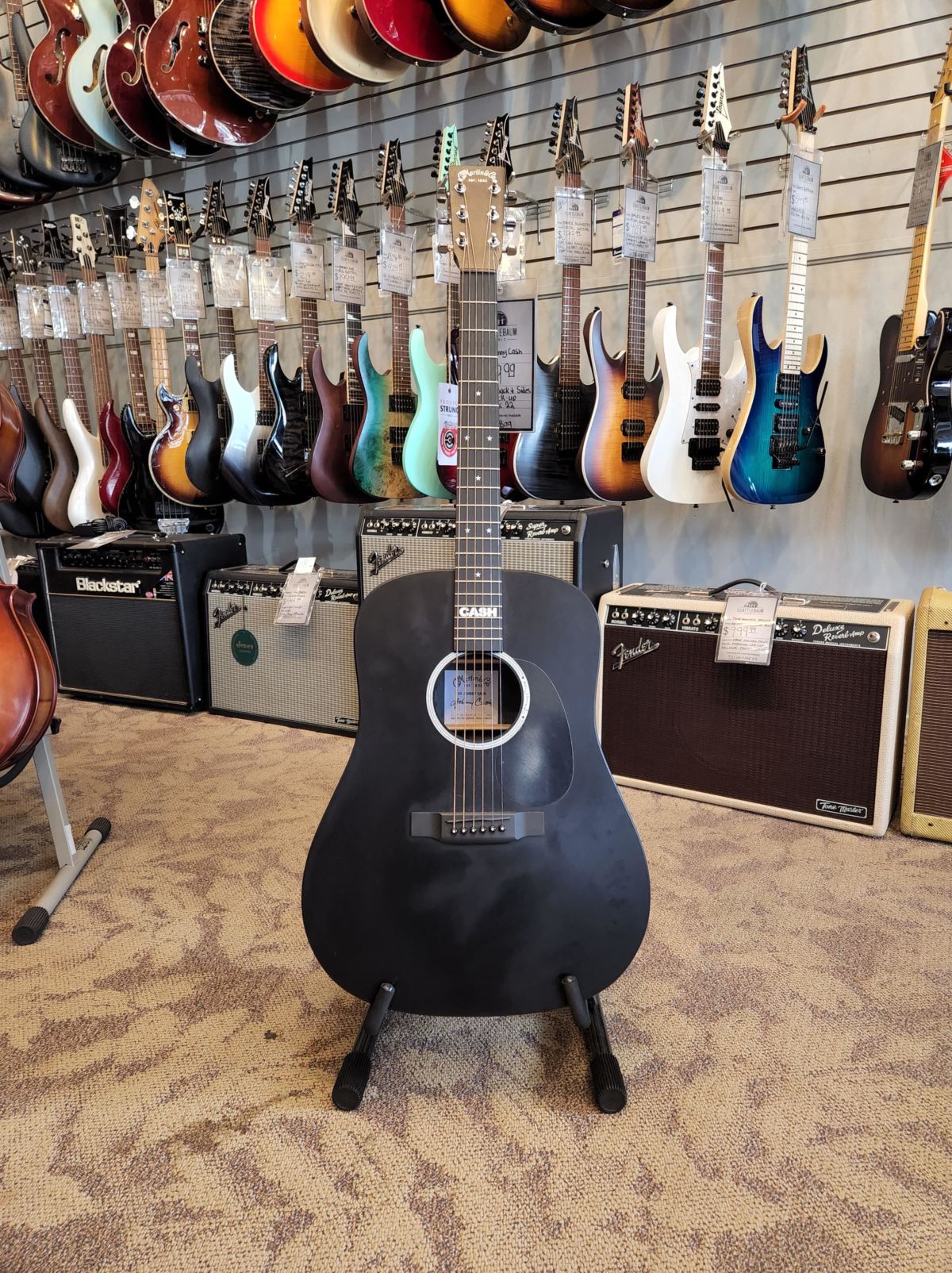 Martin DX Johnny Cash Acoustic Guitar Quattlebaum Music