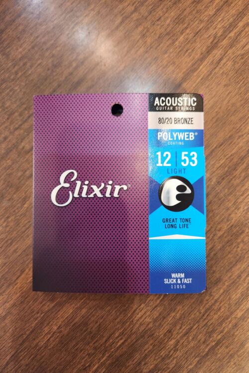 Elixir Custom Light Polyweb Acoustic Guitar Strings Quattlebaum Music