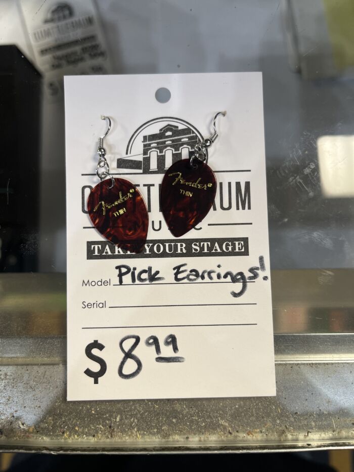 Guitar Pick Earrings | Fender, Ibanez, Elixir, Dunlop, Quattlebaum, and More - Image 5