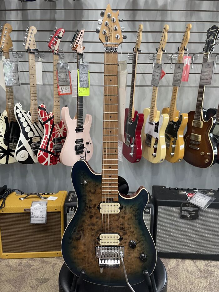 EVH Wolfgang WG Special QM with Baked Maple Neck 2024 - Present - Indigo Burst