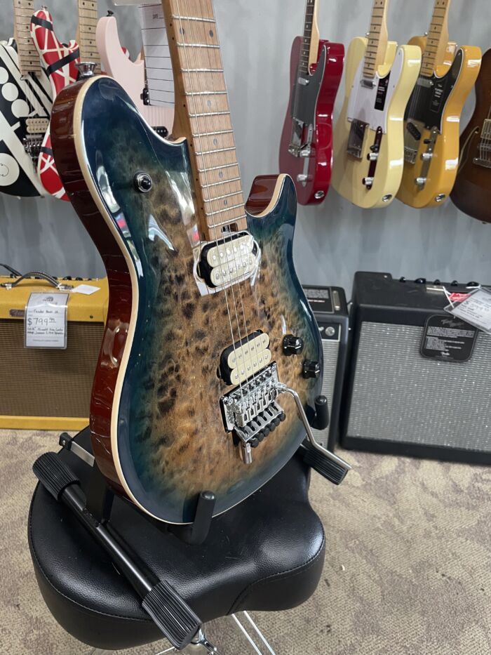 EVH Wolfgang WG Special QM with Baked Maple Neck 2024 - Present - Indigo Burst - Image 6