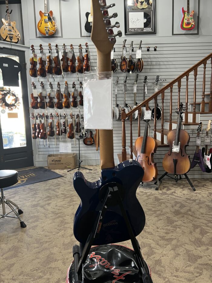 Kiesel Solo Telecaster - Blue Stained Swamp Ash Finish - Image 8