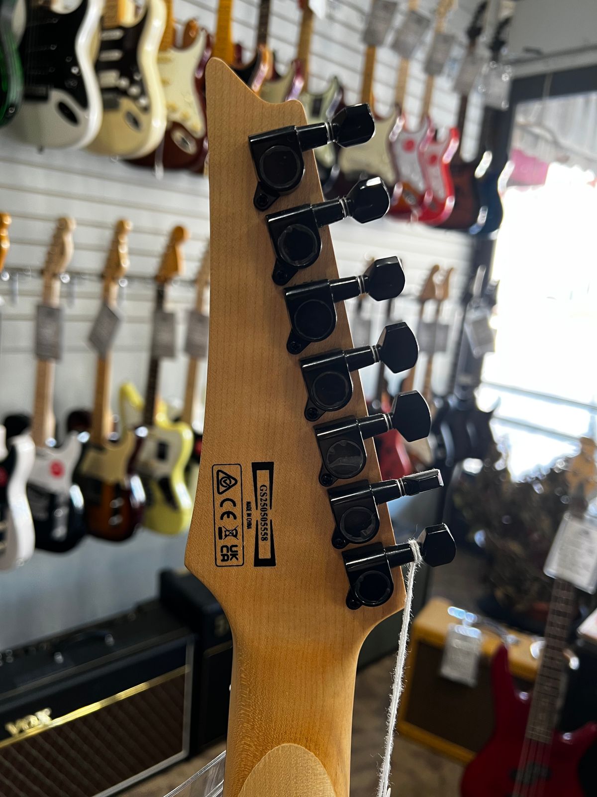 Ibanez GRG7221QA-TKS Gio with Purpleheart Fretboard 2020-Present - Transparent Black Sunburst - Image 5