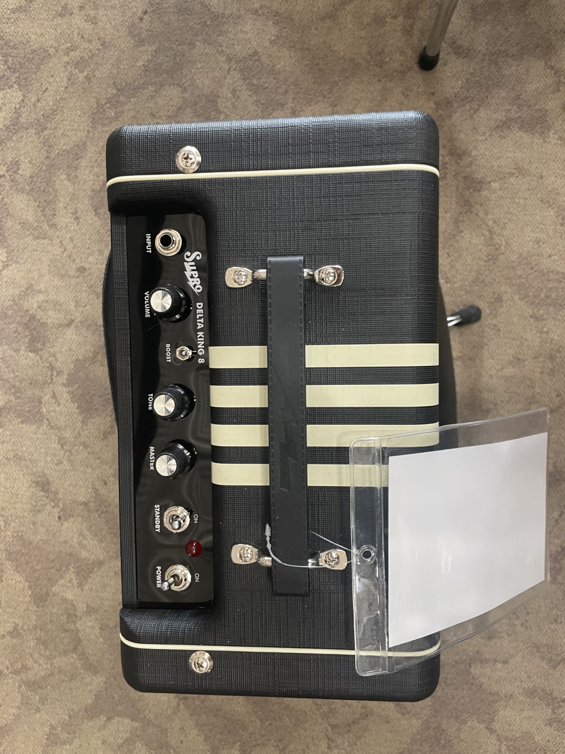 USED - Supro 1818 Delta King 8 1-Watt 1x8" Guitar Combo 2021-Present - Black - Image 2