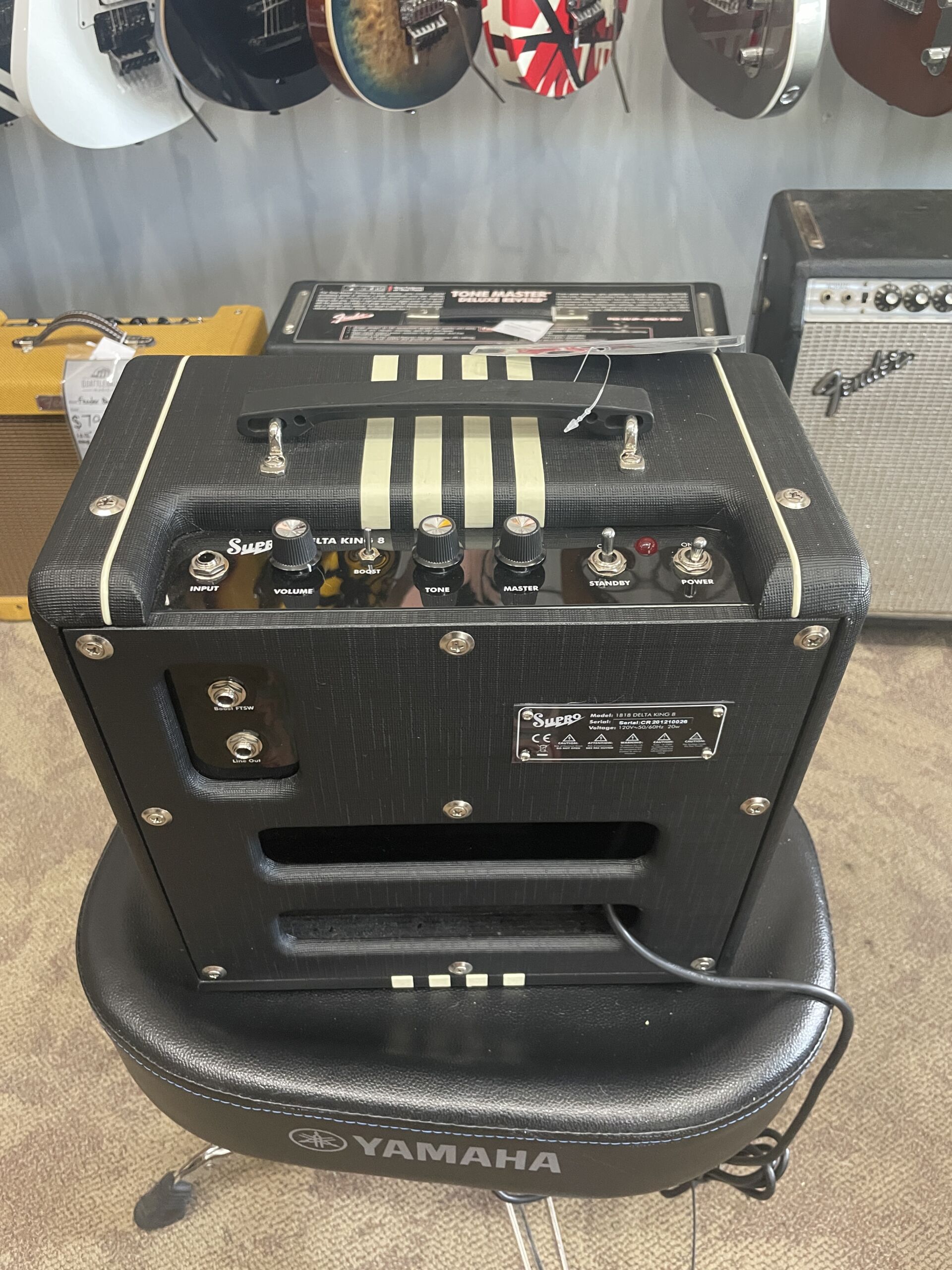 USED - Supro 1818 Delta King 8 1-Watt 1x8" Guitar Combo 2021-Present - Black - Image 3