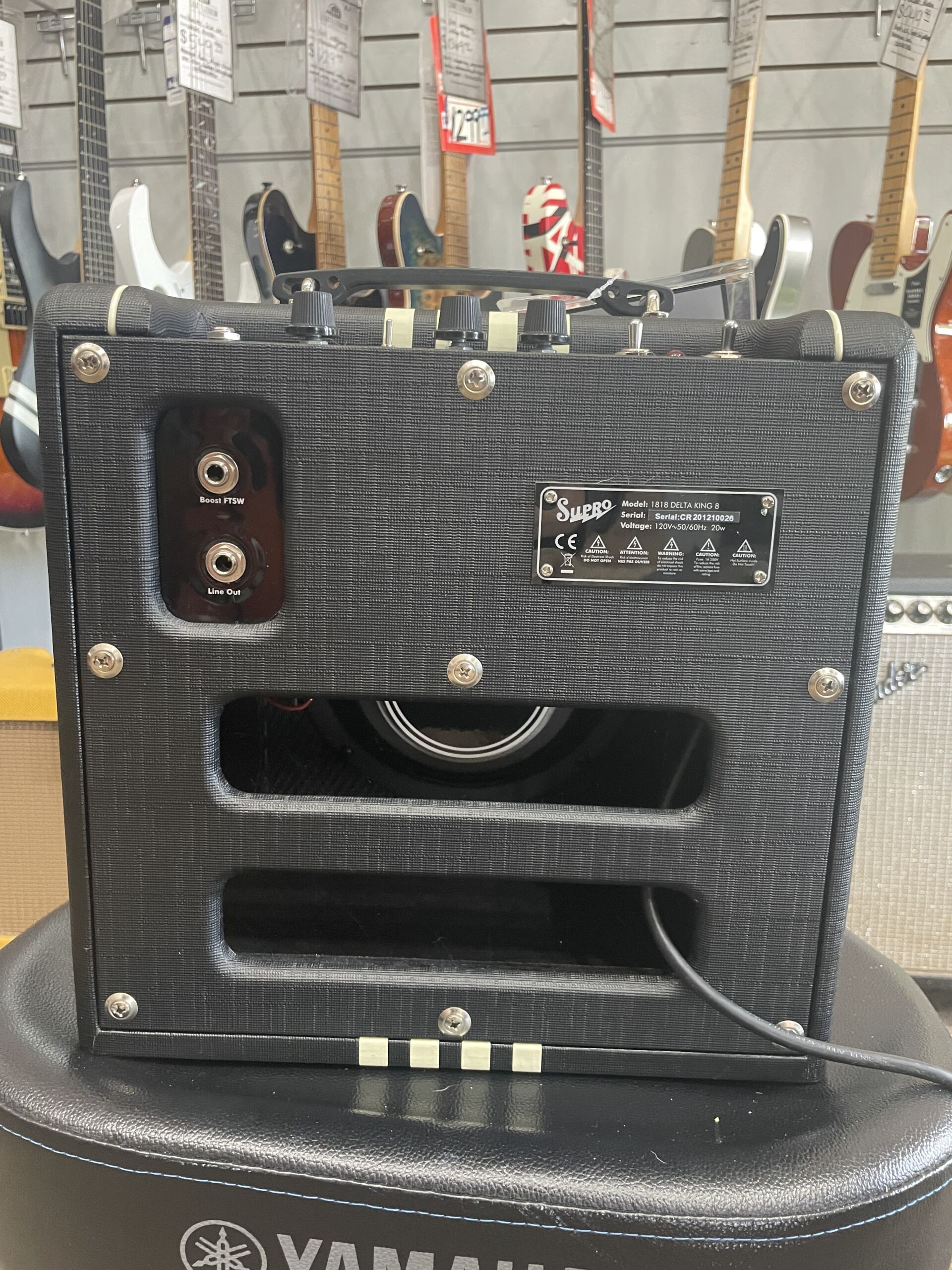 USED - Supro 1818 Delta King 8 1-Watt 1x8" Guitar Combo 2021-Present - Black - Image 4