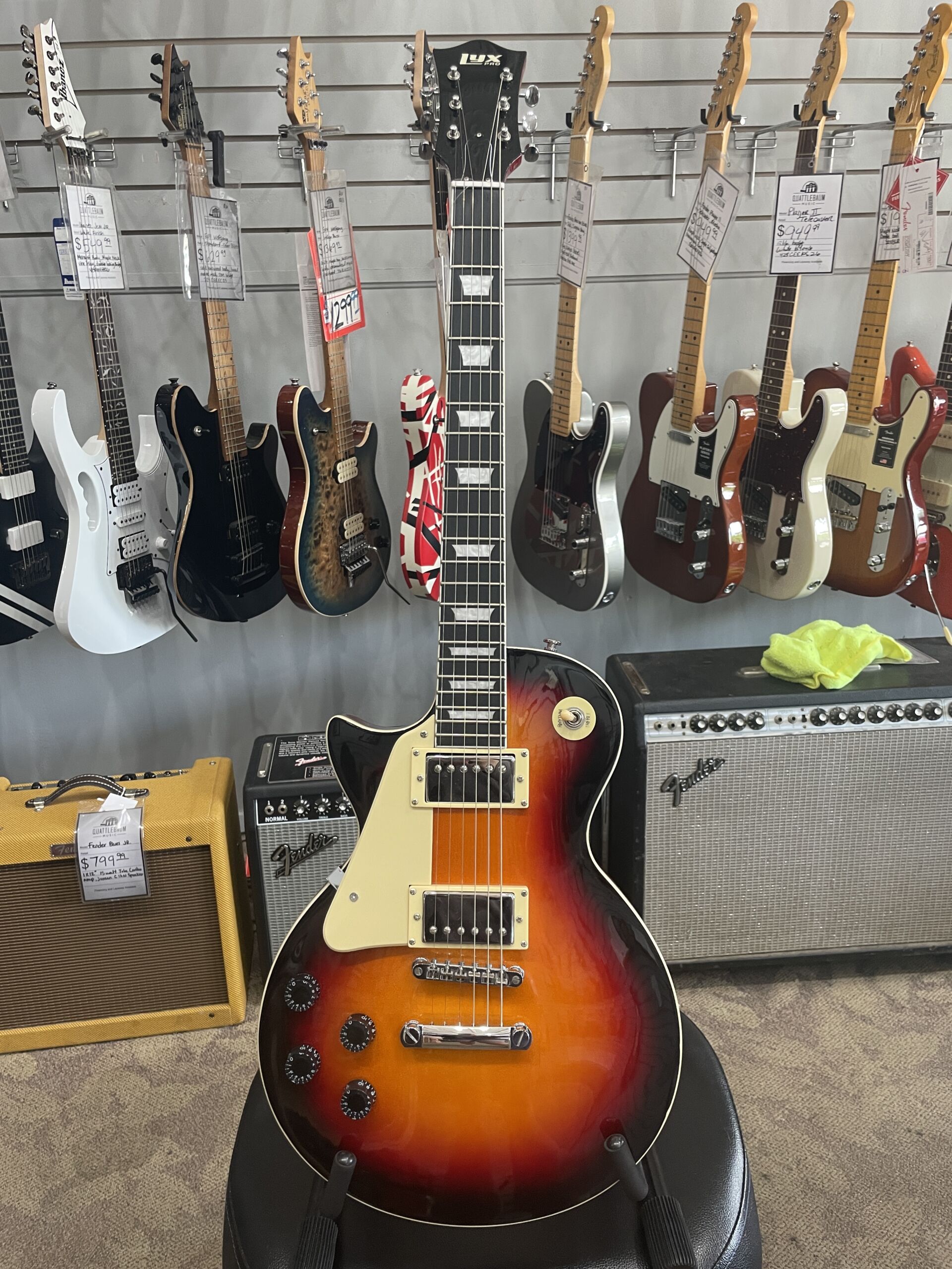 LyxPro Les Paul Style Single - Sunburst