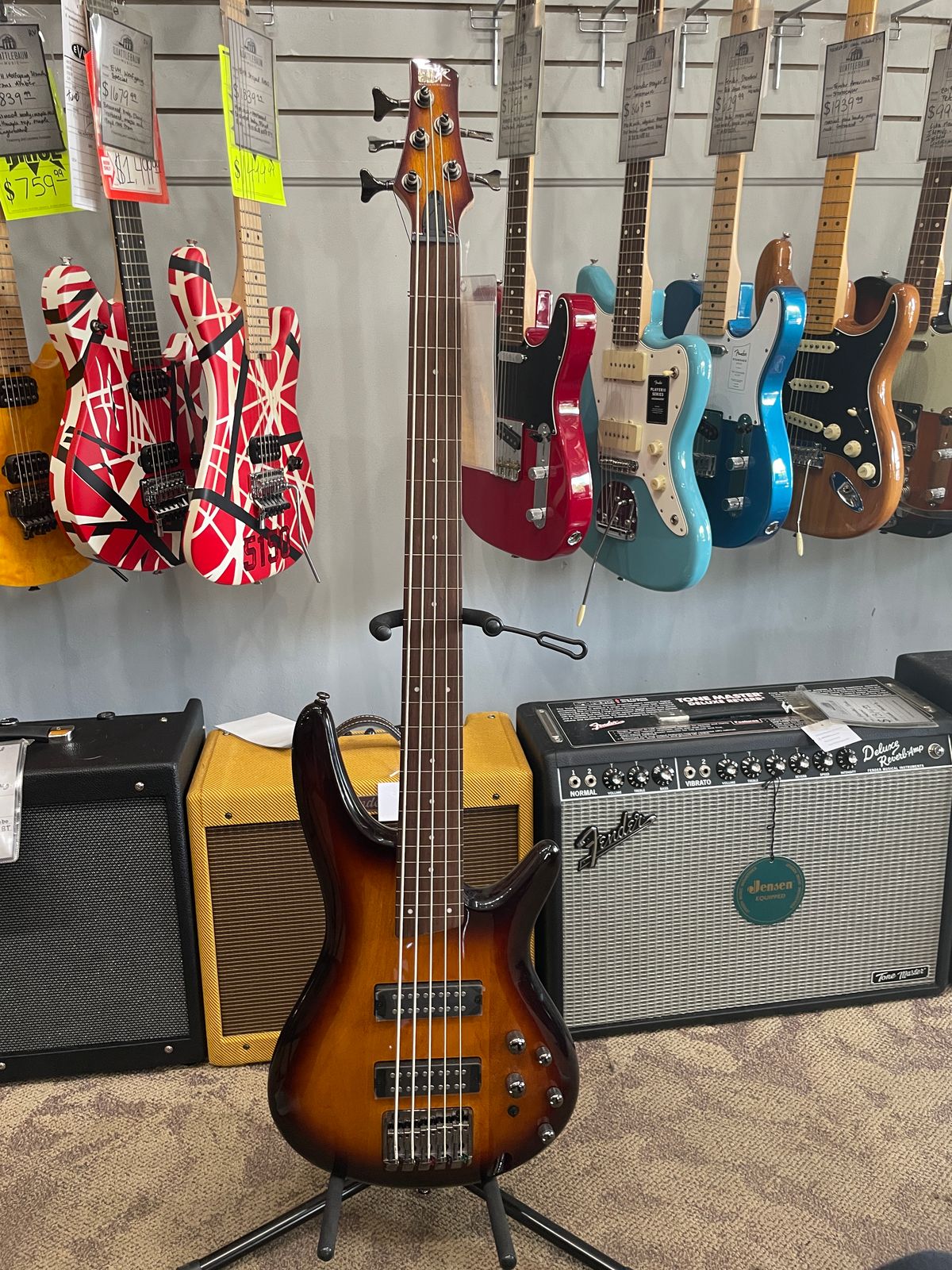 Ibanez SR375EF-BBT Standard Soundgear Fretless - Brown Burst