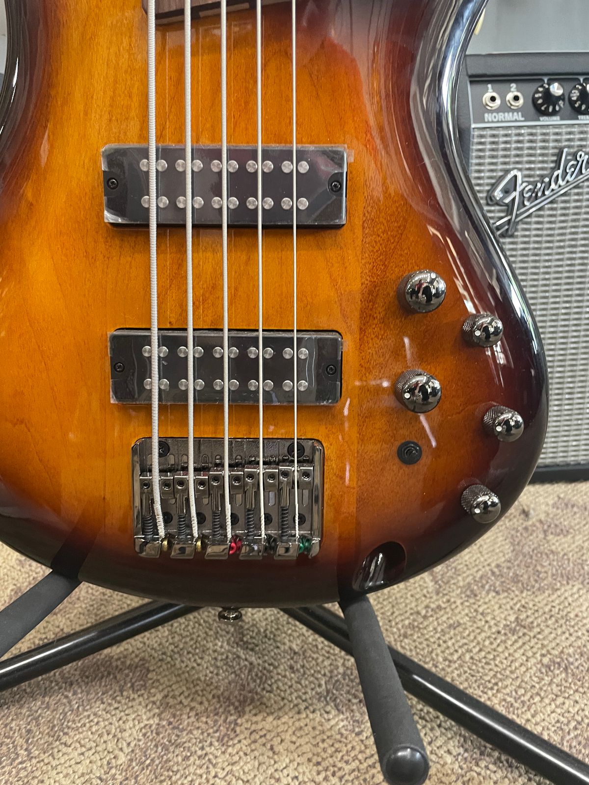 Ibanez SR375EF-BBT Standard Soundgear Fretless - Brown Burst - Image 3