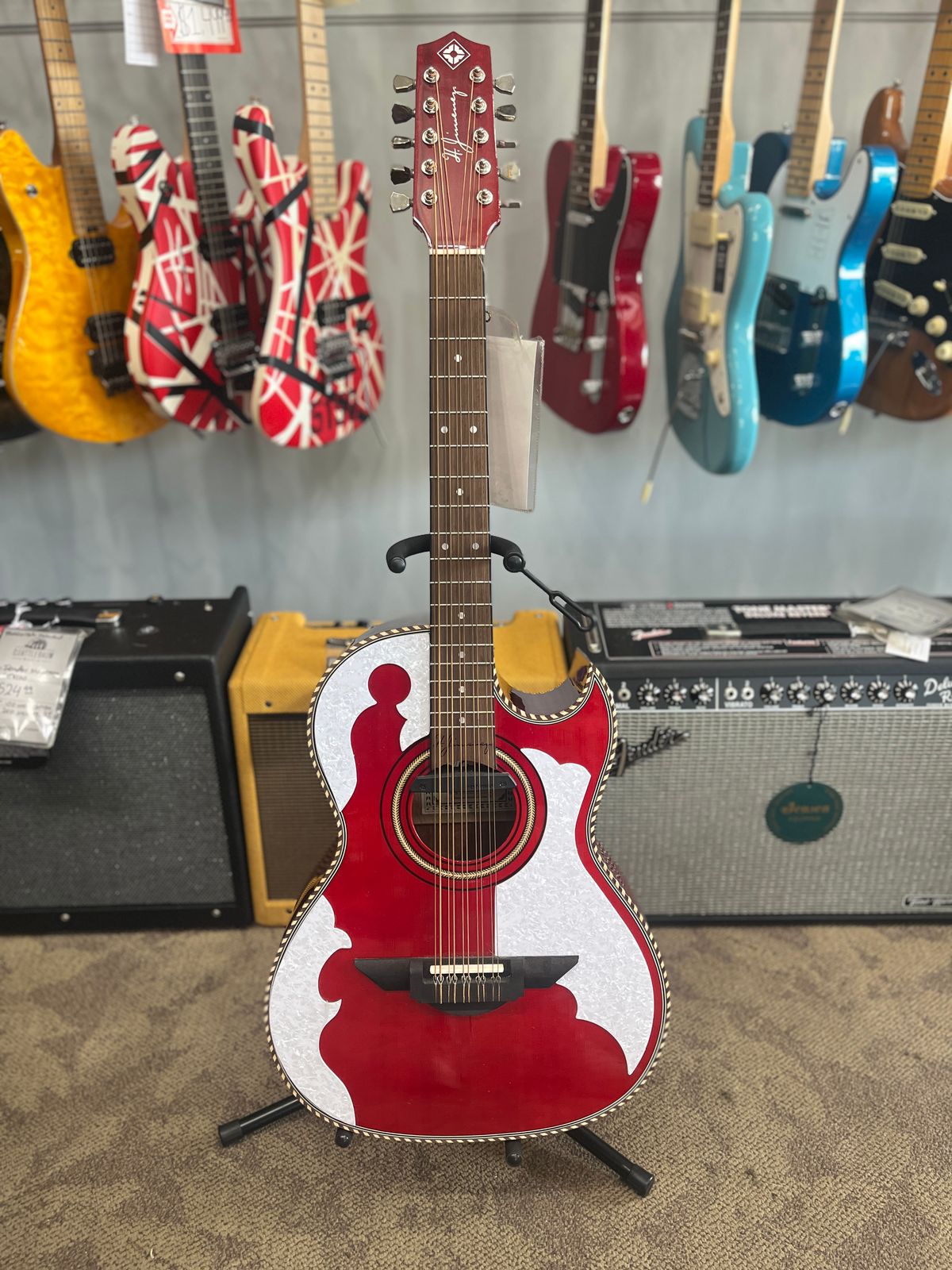 H. Jimenez Bajo Quinto LBQ4ETR 2024 - Transparent Red