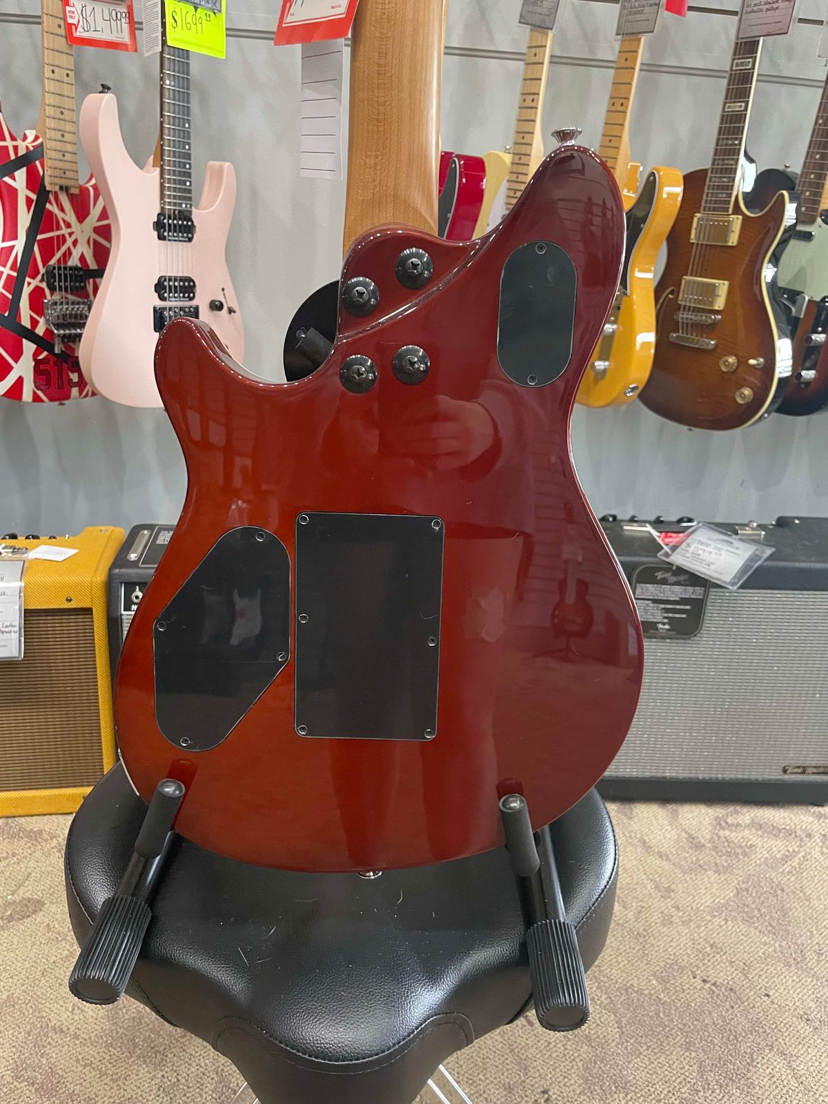 EVH Wolfgang WG Special QM with Baked Maple Neck 2024 - Present - Indigo Burst - Image 7