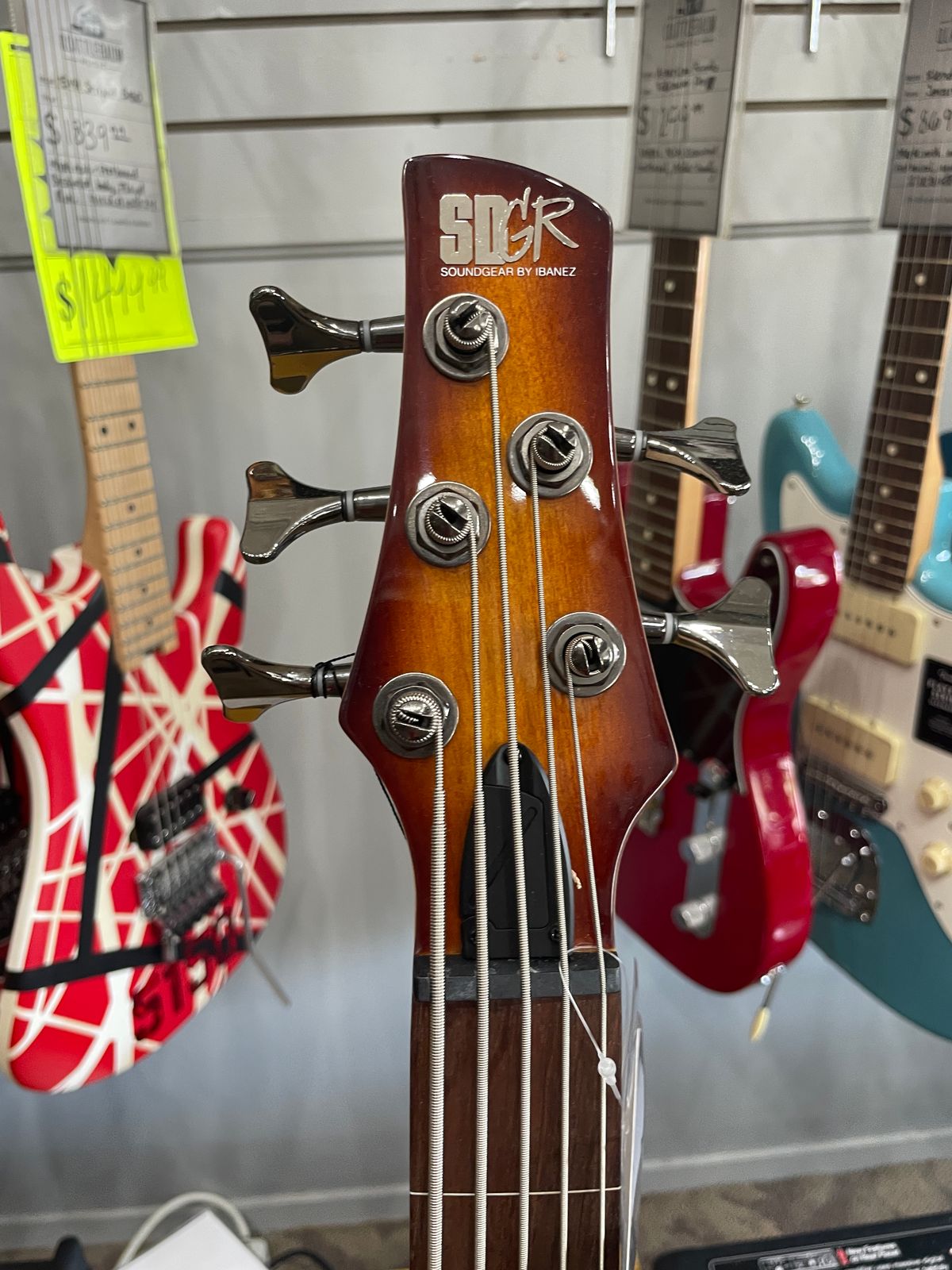Ibanez SR375EF-BBT Standard Soundgear Fretless - Brown Burst - Image 6
