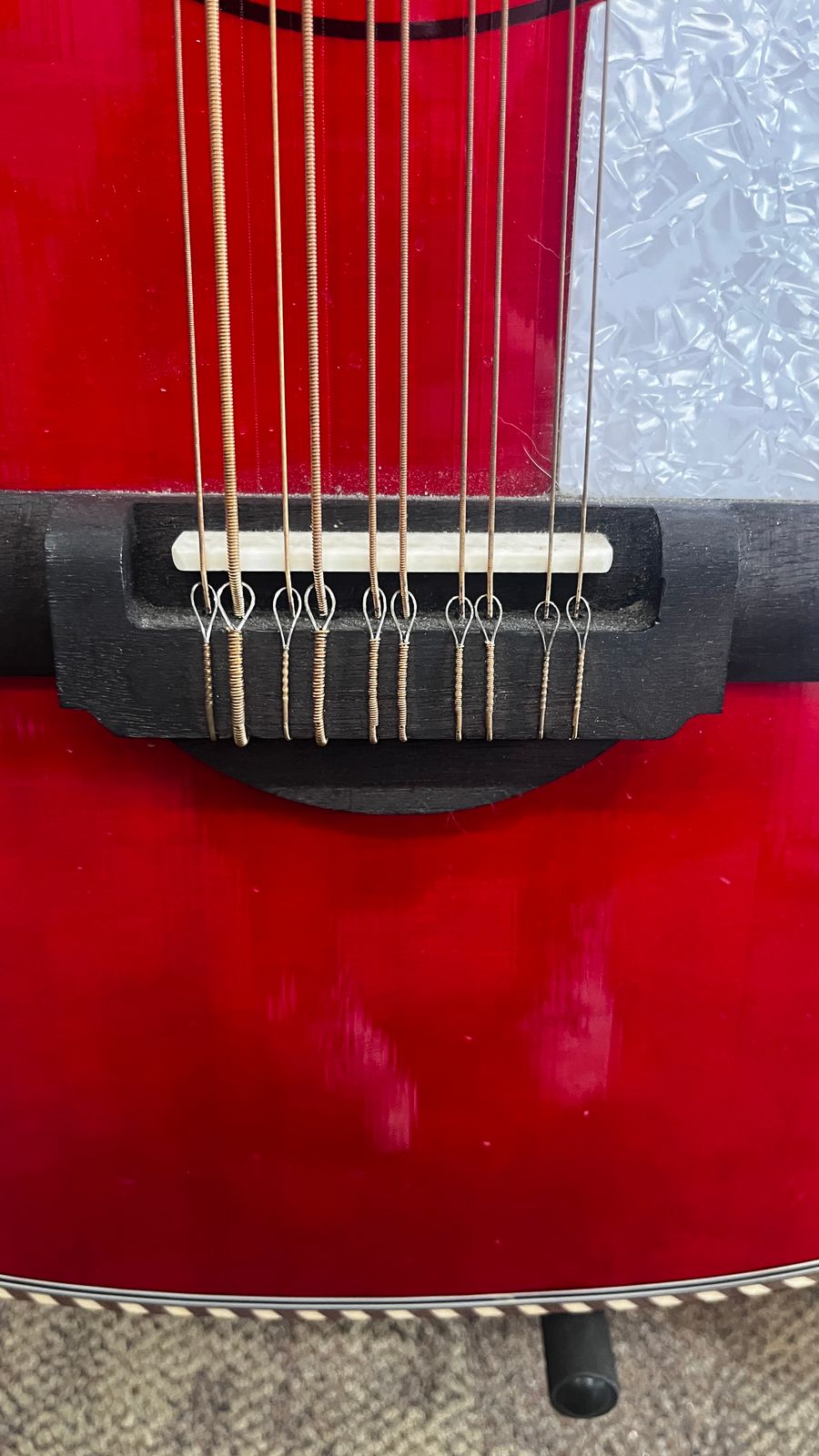 H. Jimenez Bajo Quinto LBQ4ETR 2024 - Transparent Red - Image 7