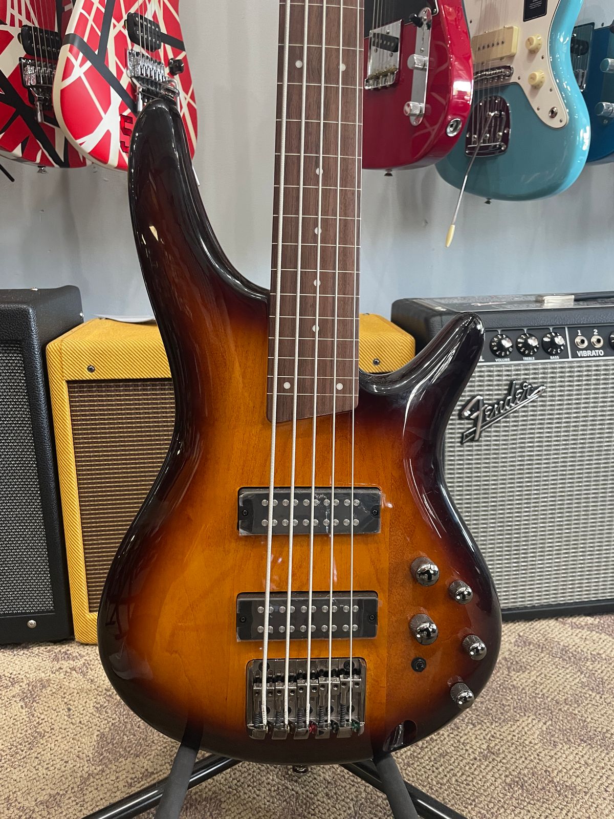 Ibanez SR375EF-BBT Standard Soundgear Fretless - Brown Burst - Image 2