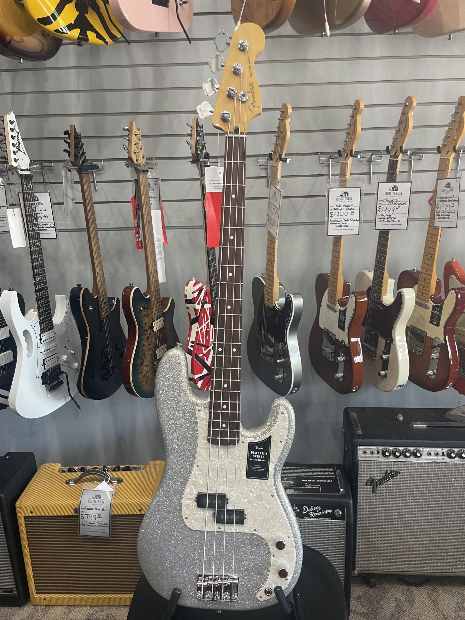 Fender 75th Anniversary Player II Precision Bass 2026 - Diamond Dust Sparkle