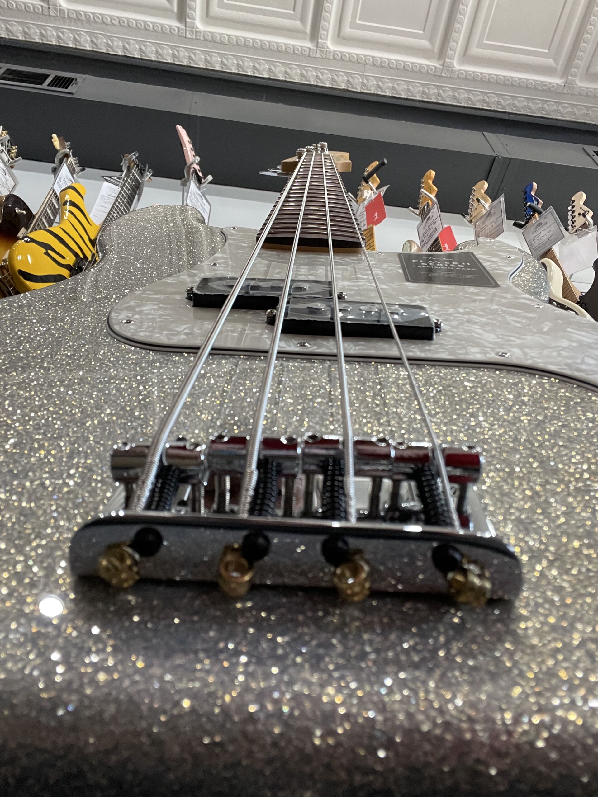 Fender 75th Anniversary Player II Precision Bass 2026 - Diamond Dust Sparkle - Image 5