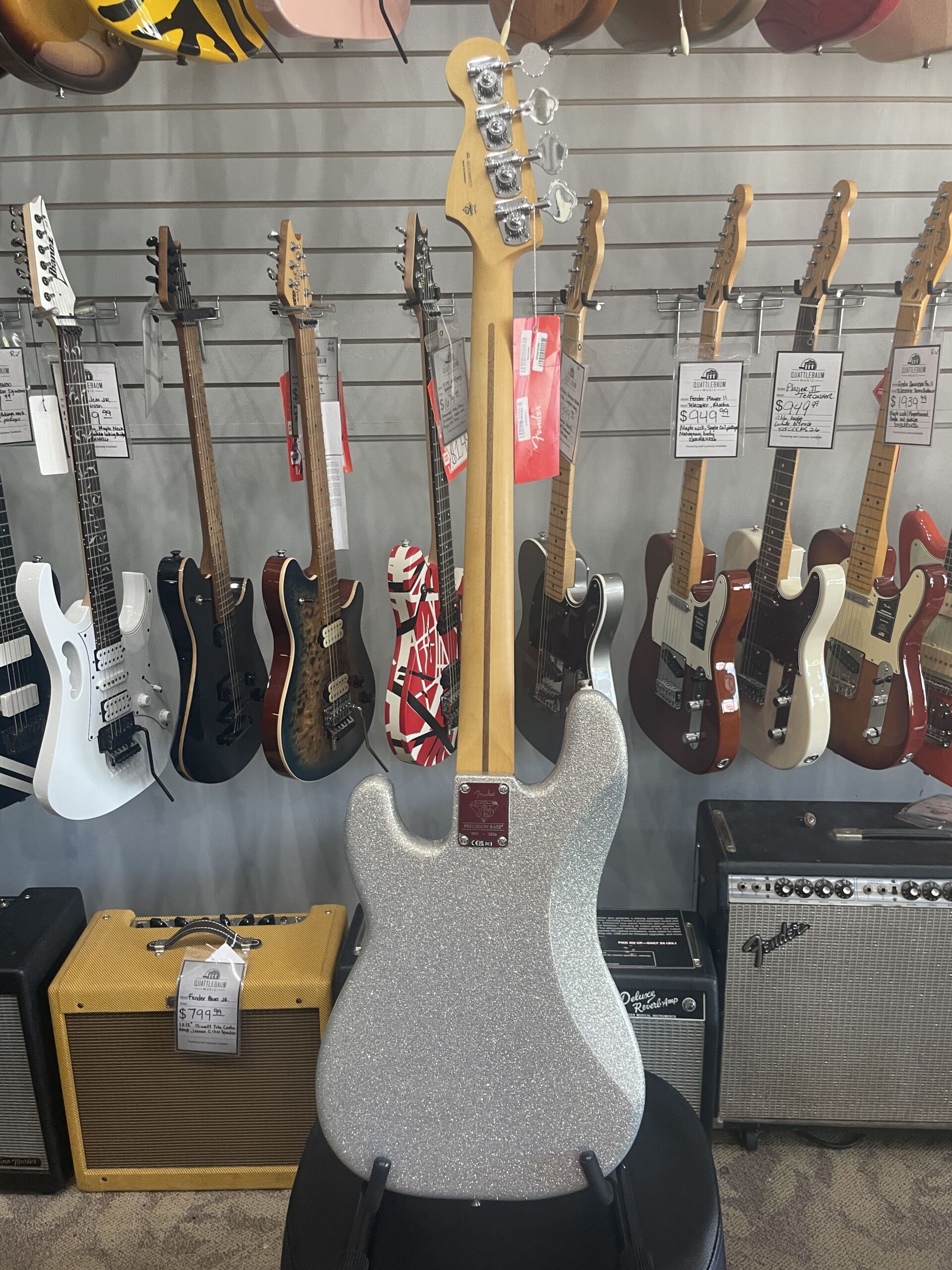Fender 75th Anniversary Player II Precision Bass 2026 - Diamond Dust Sparkle - Image 7