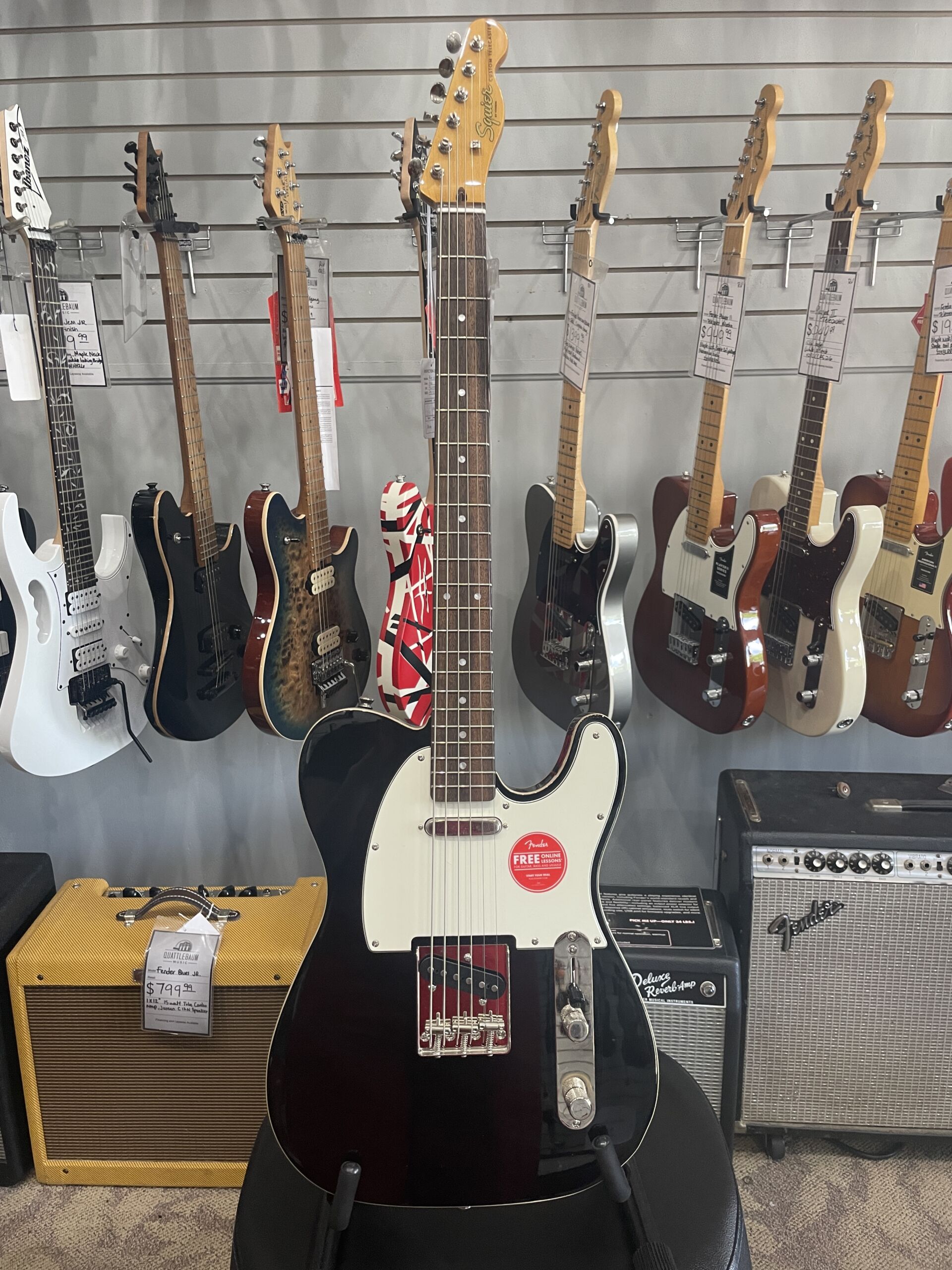 Fender Squier Classic Vibe Baritone Custom Telecaster - Black