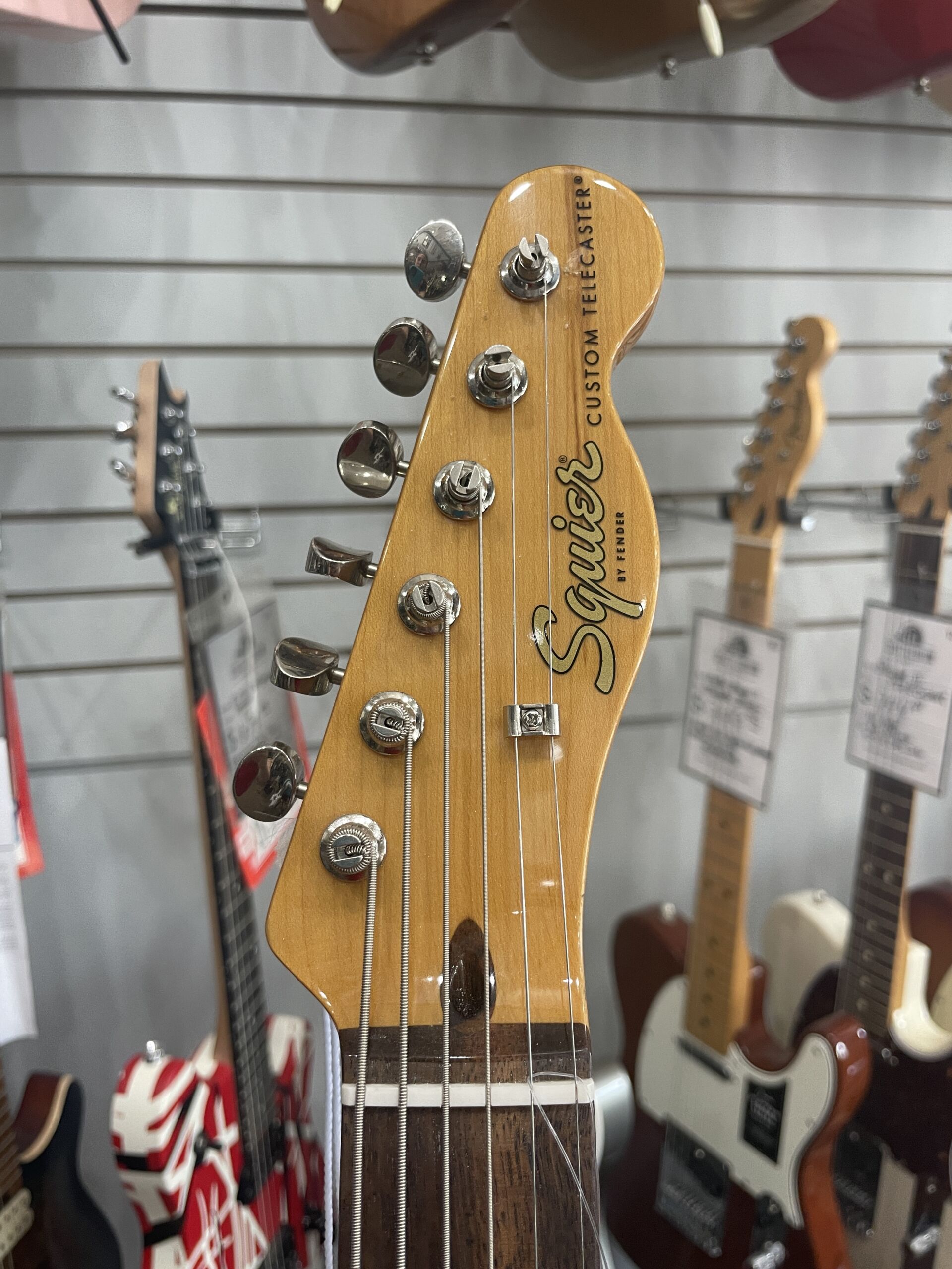 Fender Squier Classic Vibe Baritone Custom Telecaster - Black - Image 6