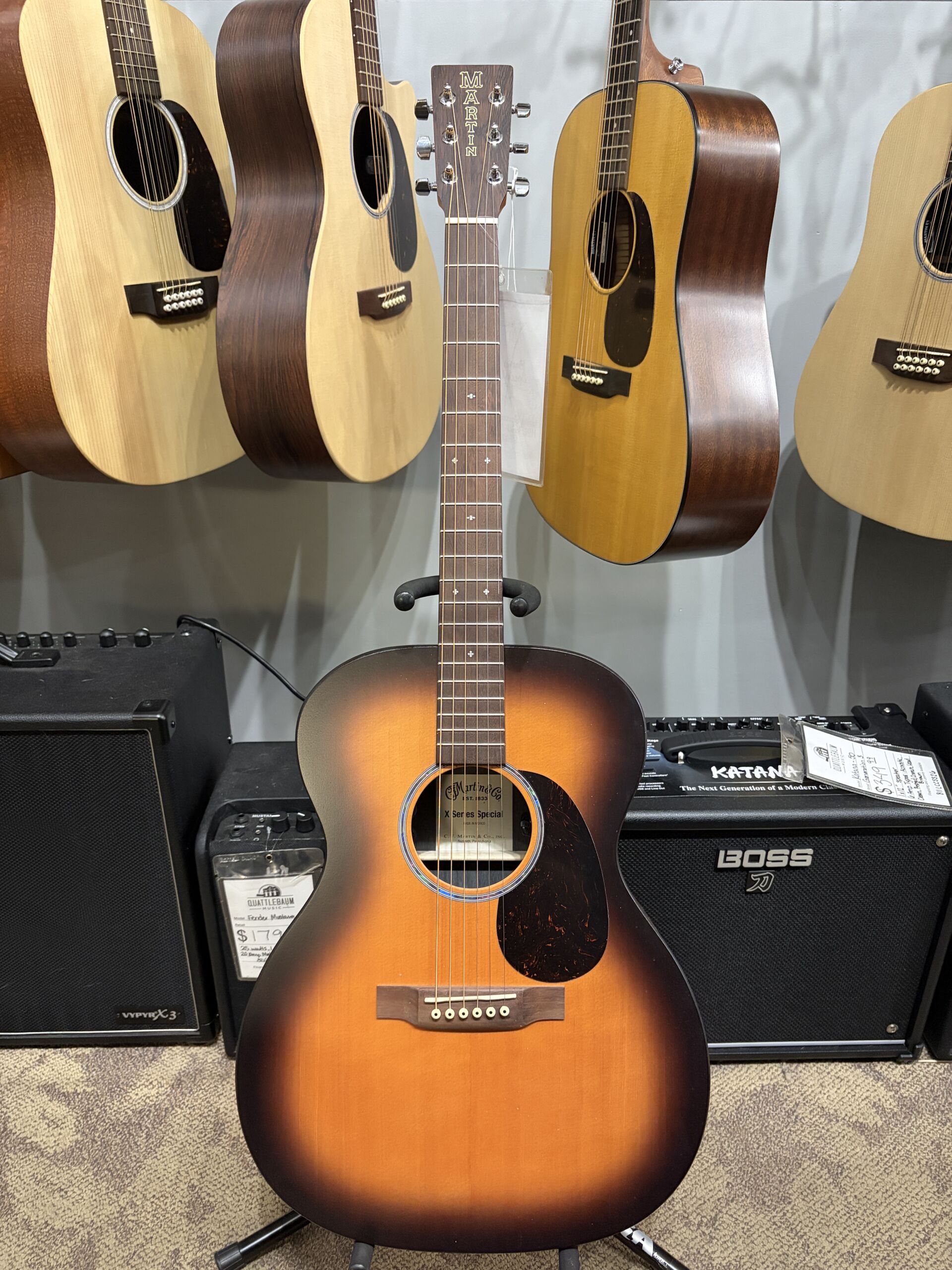 Martin 000 X2E Special 2026 - Sunburst