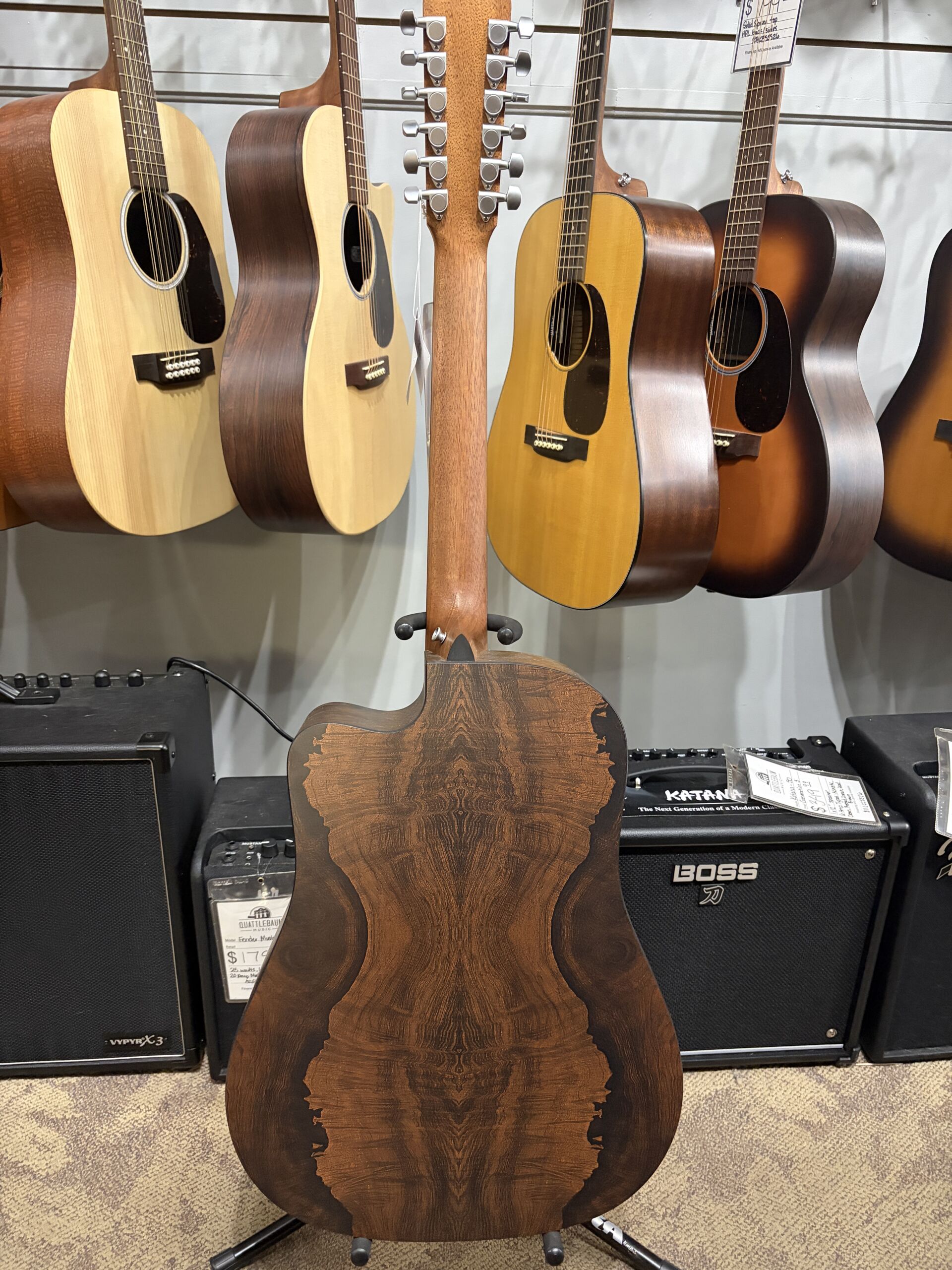 Used - Martin X-Series DC-X2E 12-String - Natural - Image 7