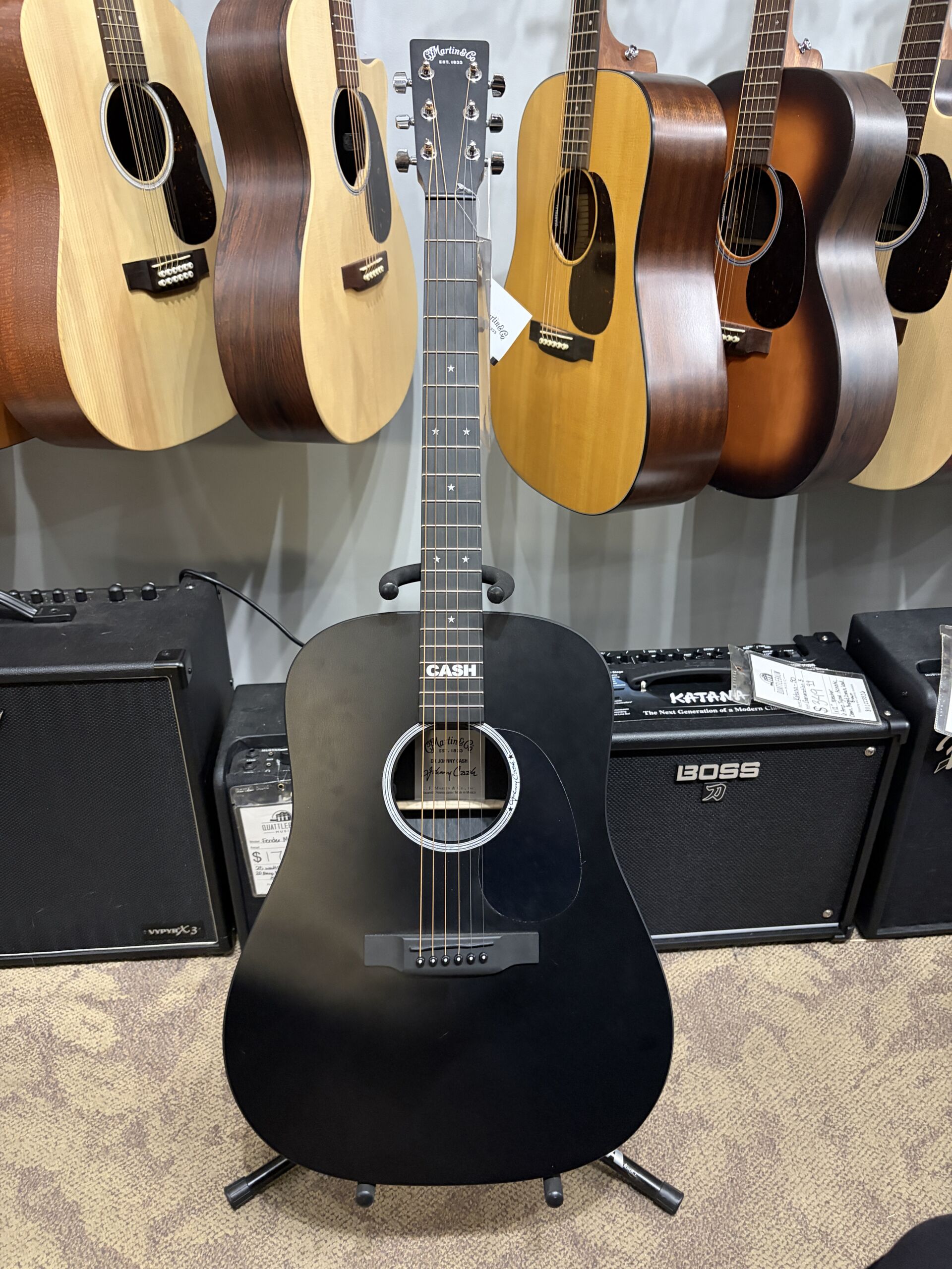 Martin DX Johnny Cash - Black