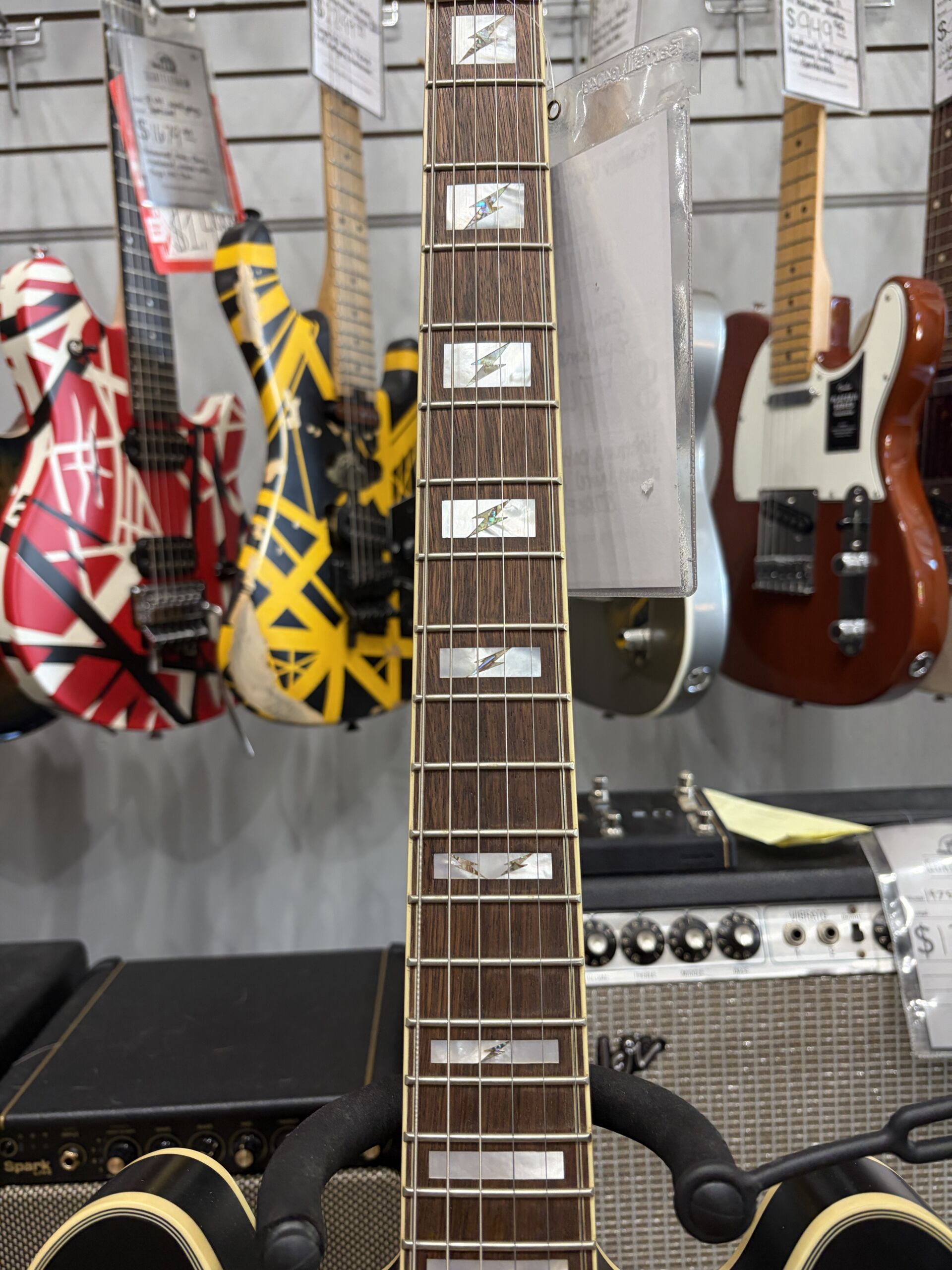 Pre-Owned - Epiphone Emily Wolfe Sheraton - Black - Image 6