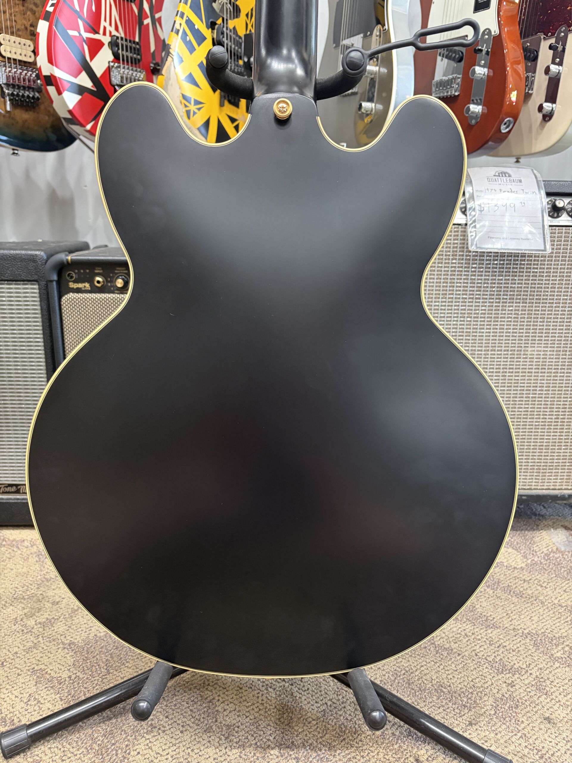 Pre-Owned - Epiphone Emily Wolfe Sheraton - Black - Image 9