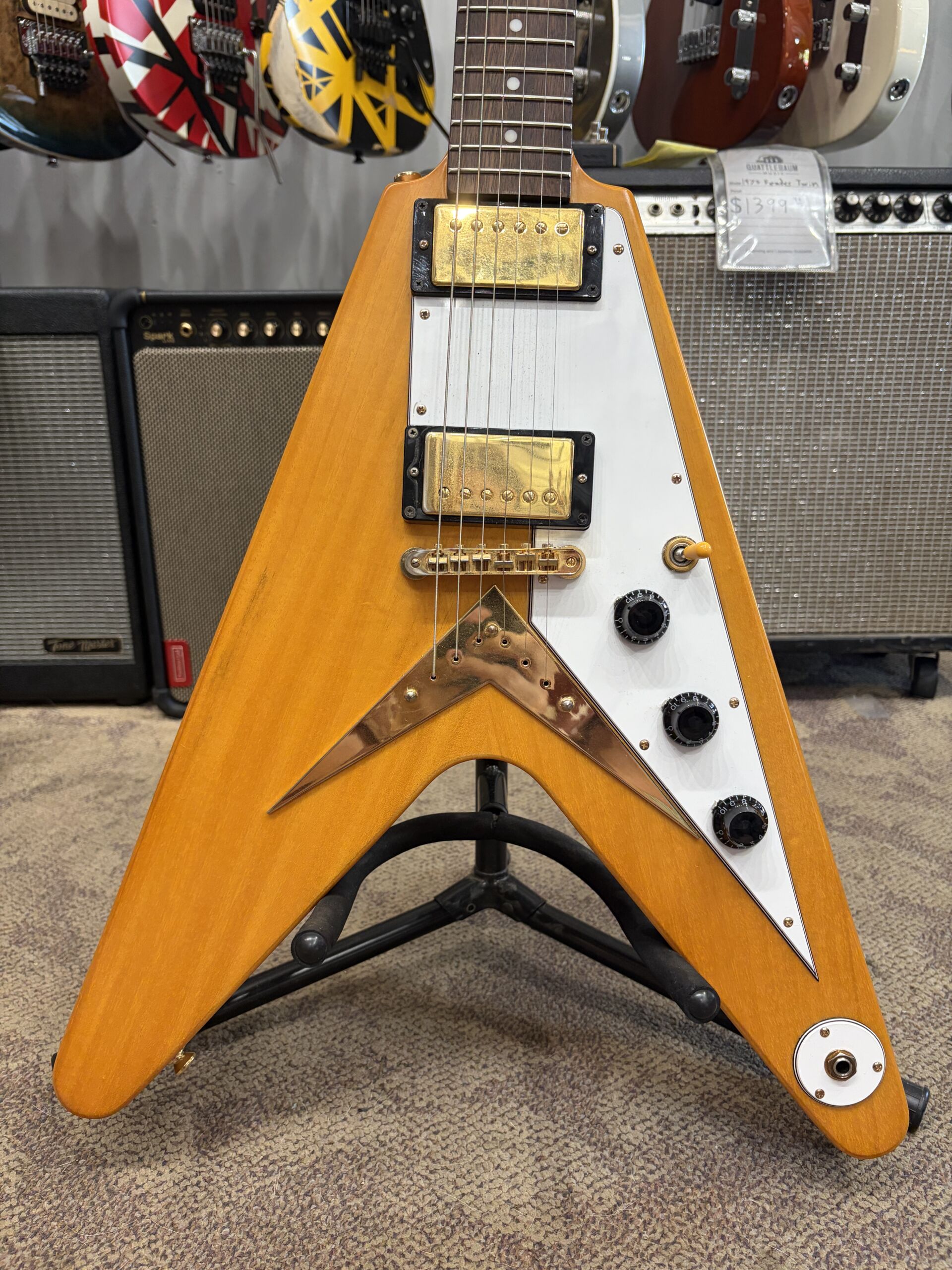 Pre-Owned - Epiphone 1958 Korina Flying V - Image 2