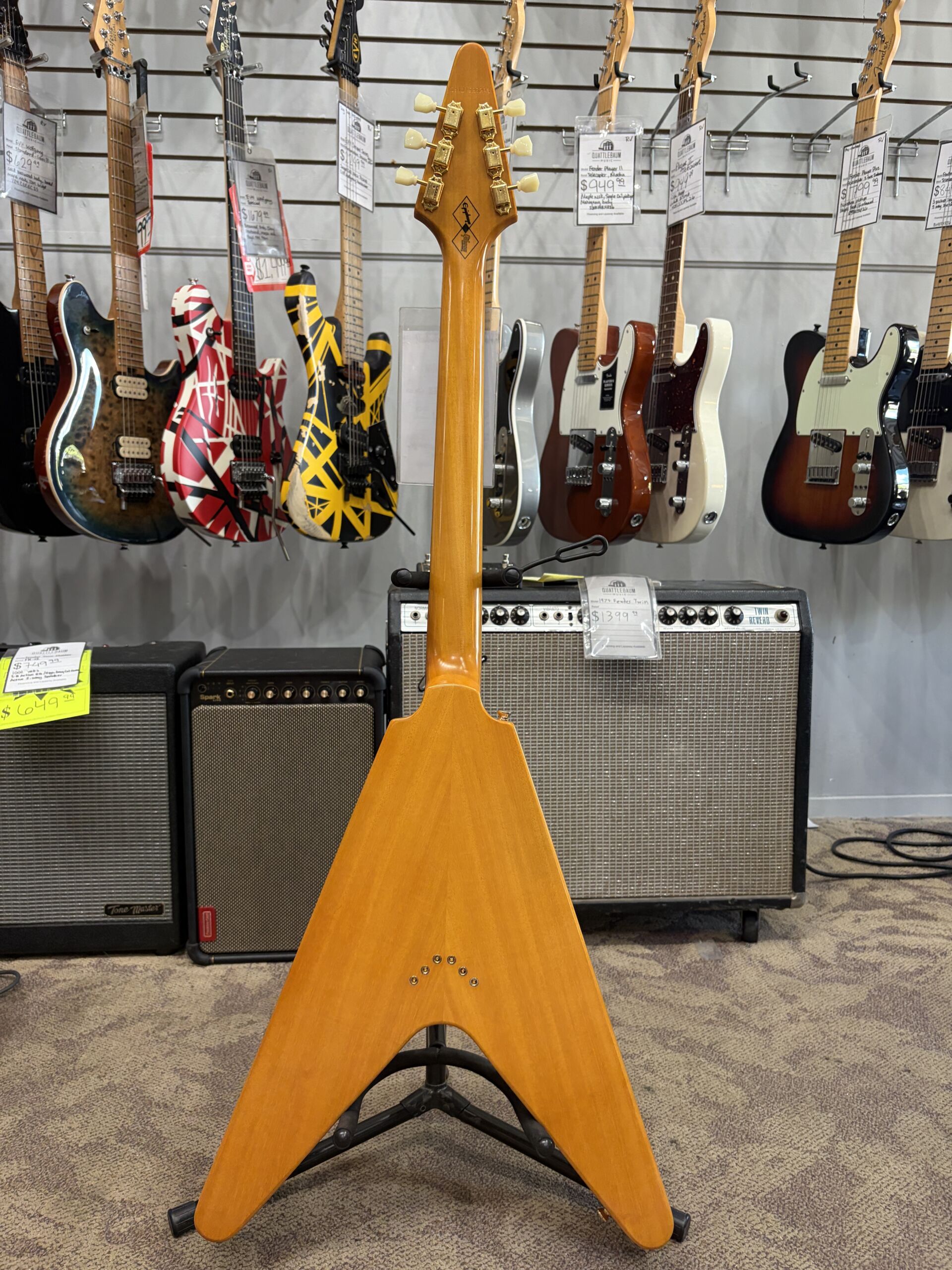 Pre-Owned - Epiphone 1958 Korina Flying V - Image 7