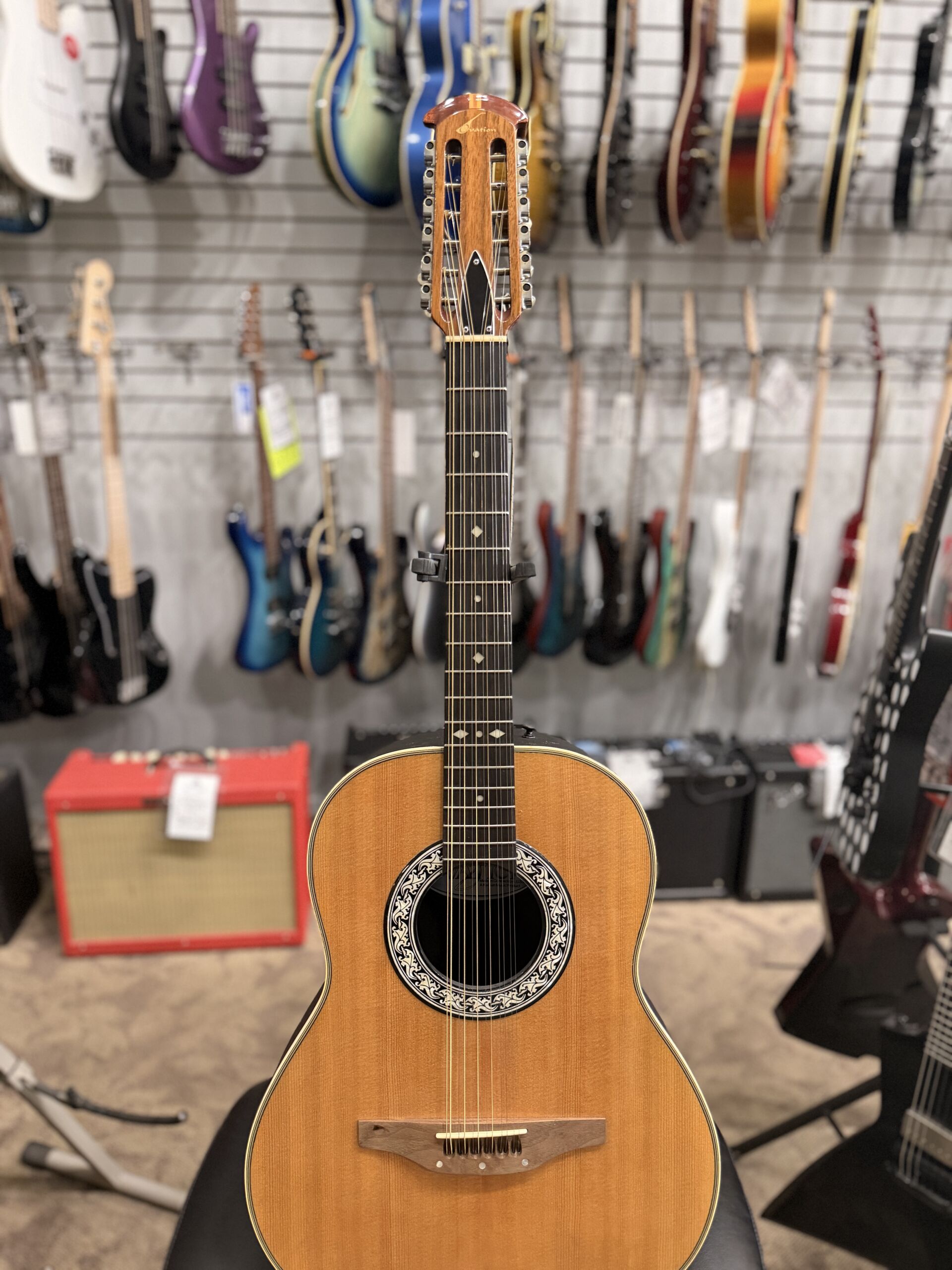 Pre-Owned - Ovation 1115 Pacemaker 12-String 1971 - 1982 - Natural - Image 8
